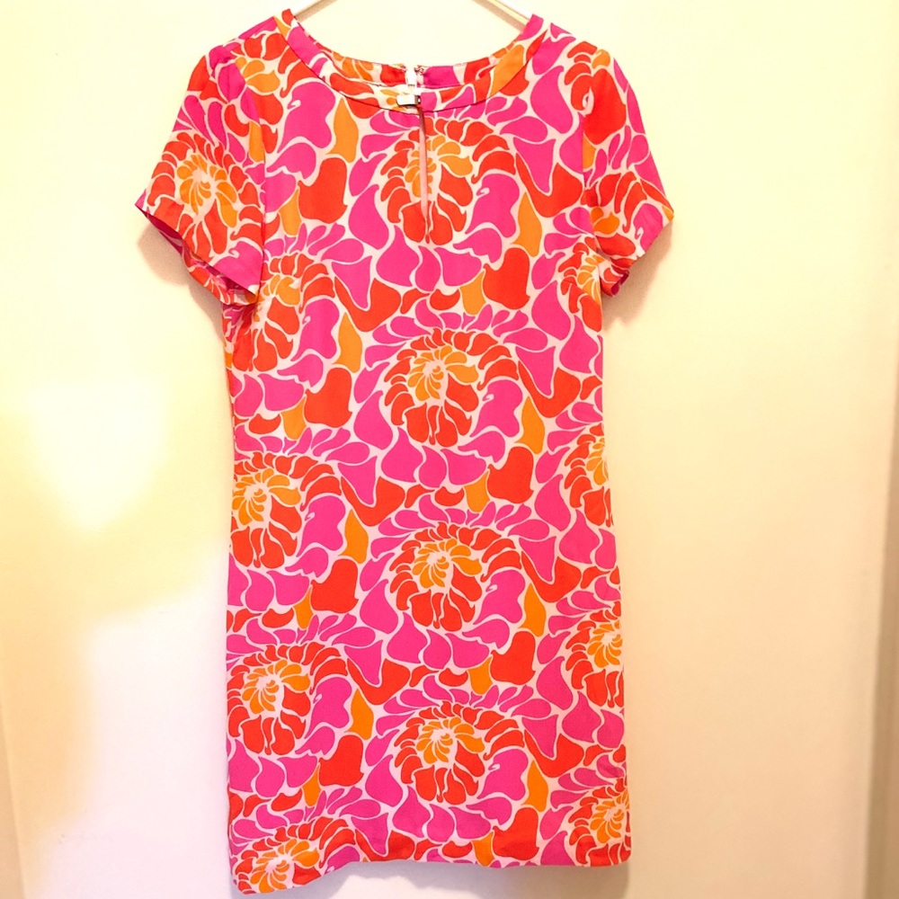 Bright spring/summer silk dress NWT